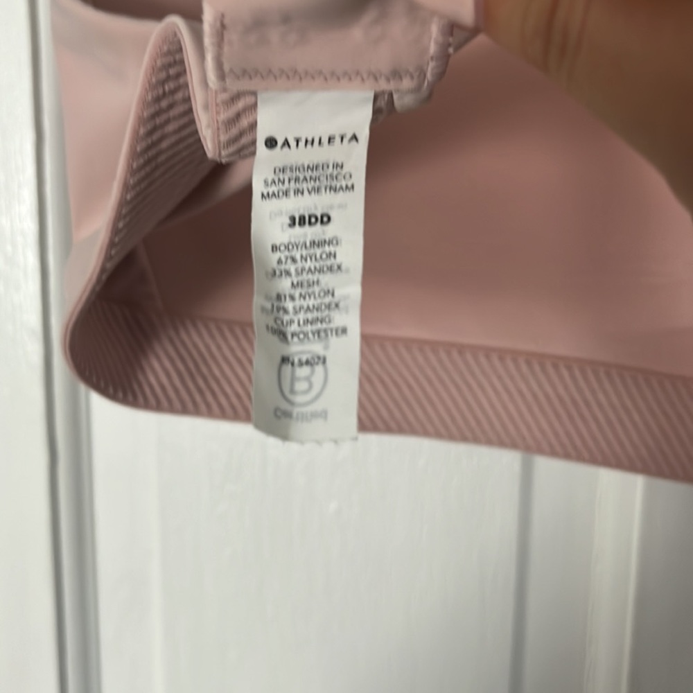 Athleta Sports Bra-Pink - Picture 4 of 4